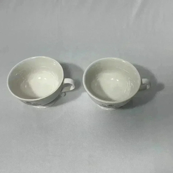 Two Harney & Sons Master Tea Blenders Cup Mug White 8oz. Footed Pedestal FORLIFE - Picture 5 of 9